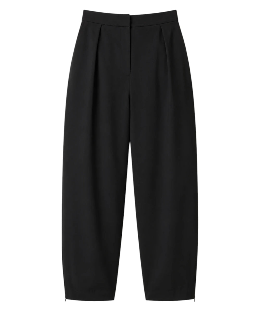 Pantalon large avec pinces Emporio Armani