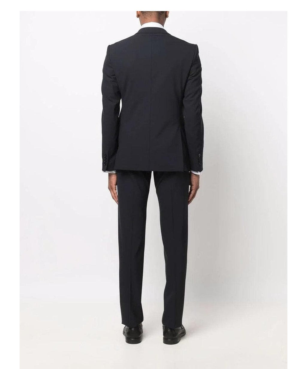 Abito monopetto slim fit in tela fresco lana stretch 3