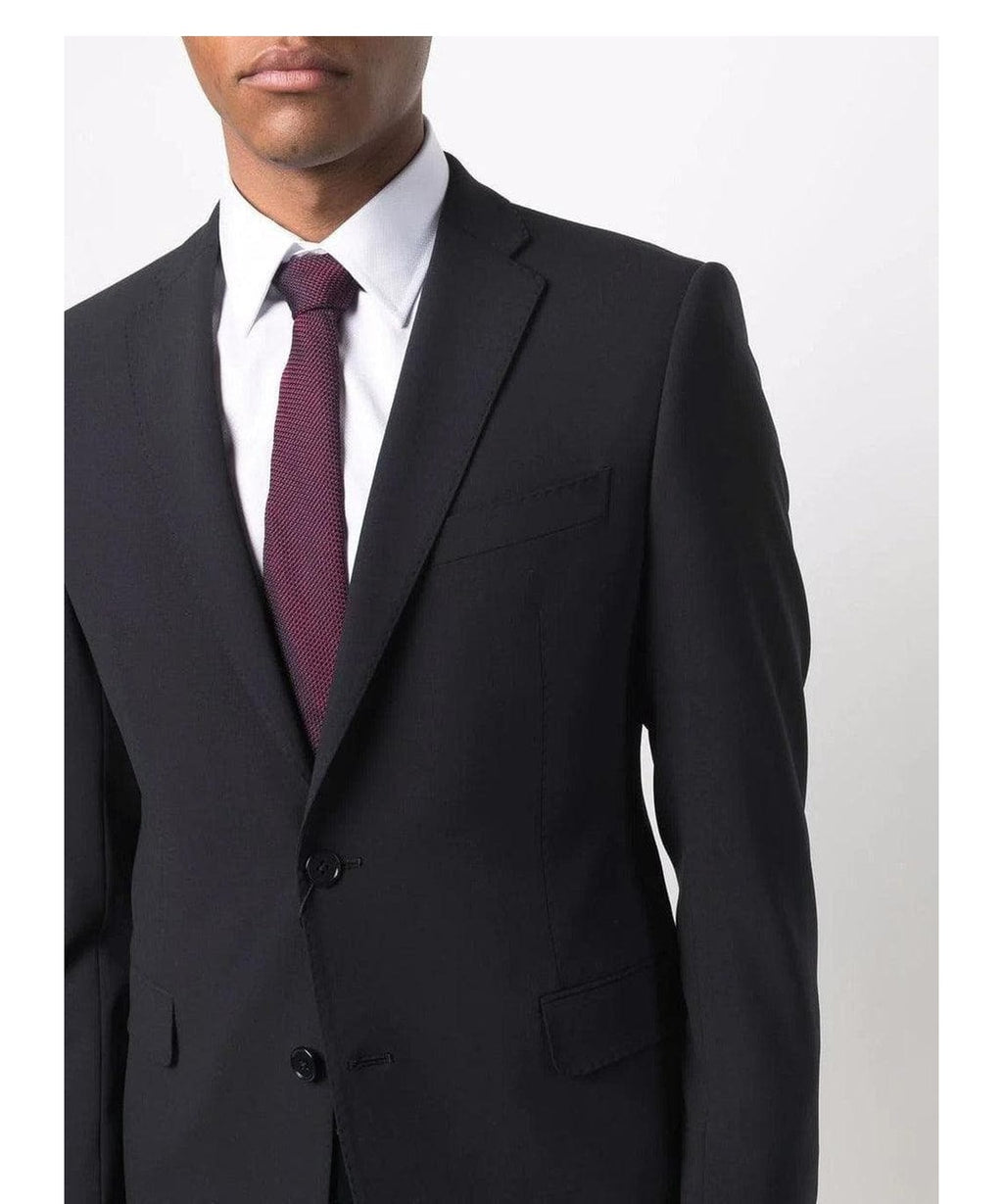 Abito monopetto slim fit in tela fresco lana stretch 4