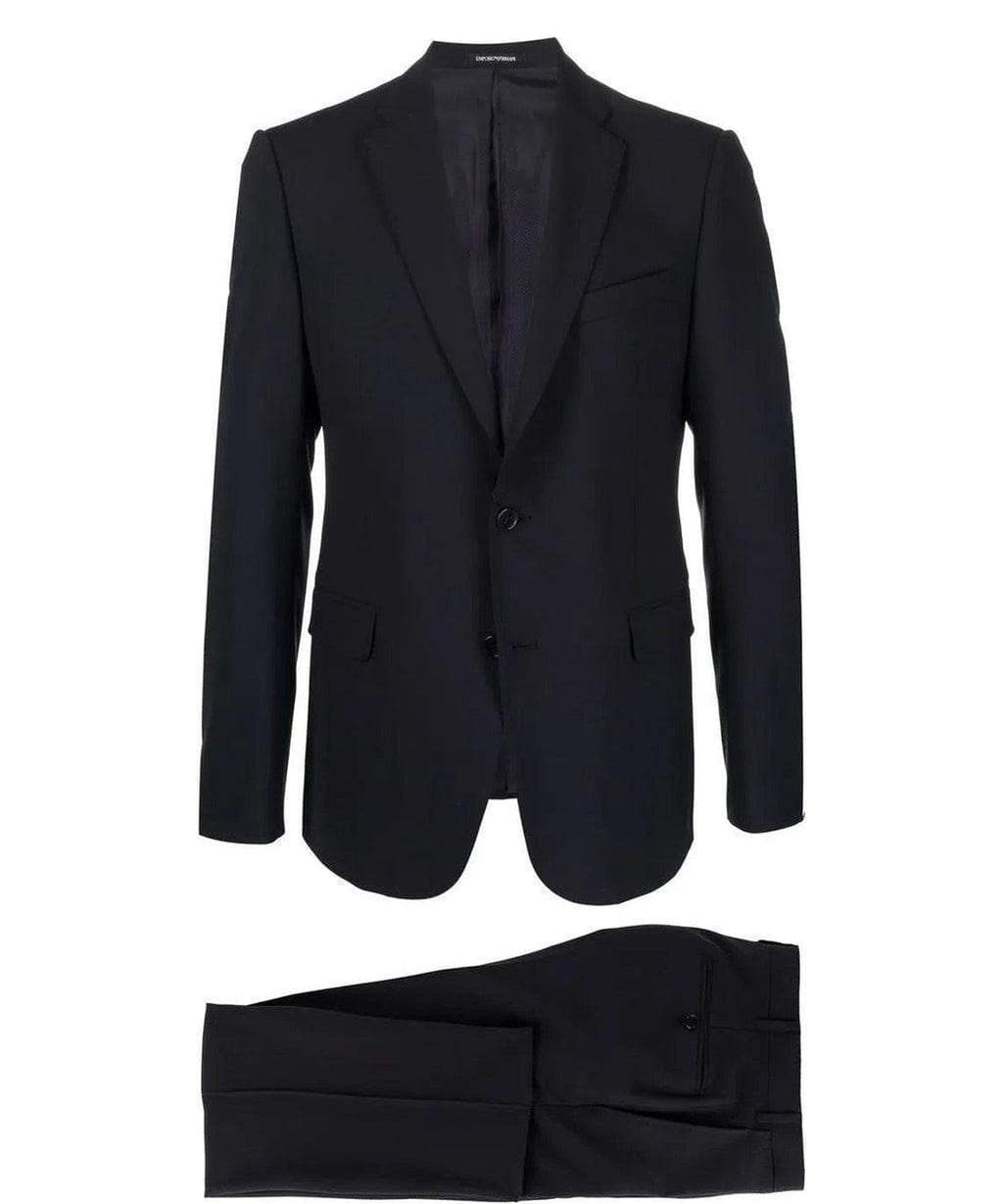 Abito monopetto slim fit in tela fresco lana stretch 6