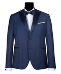 Abito con rever in raso drop 4 1