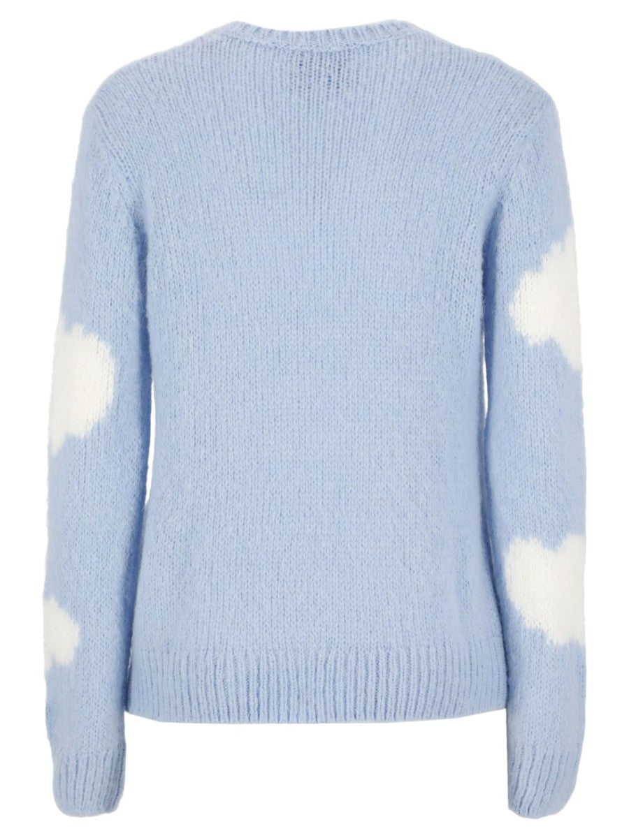 Maglione con ricamo "Non ci piove"-Maglieria-Mc2 Saint Barth-Vittorio Citro Boutique