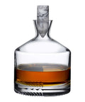 Bottiglia da whisky Alba bassa NUDE in cristallo senza piombo