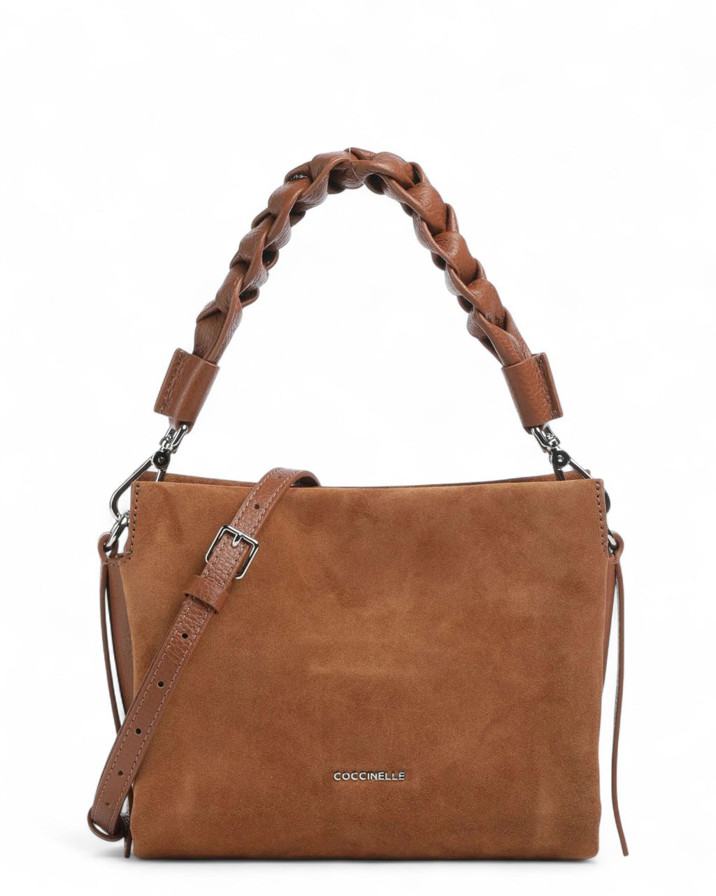 Borsa Boheme Suede Bimaterial Small-Coccinelle-Borse a spalla-Vittorio Citro Boutique