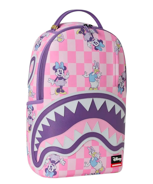 Zaino Sprayground Minnie e Daisy Checkers Fucsia