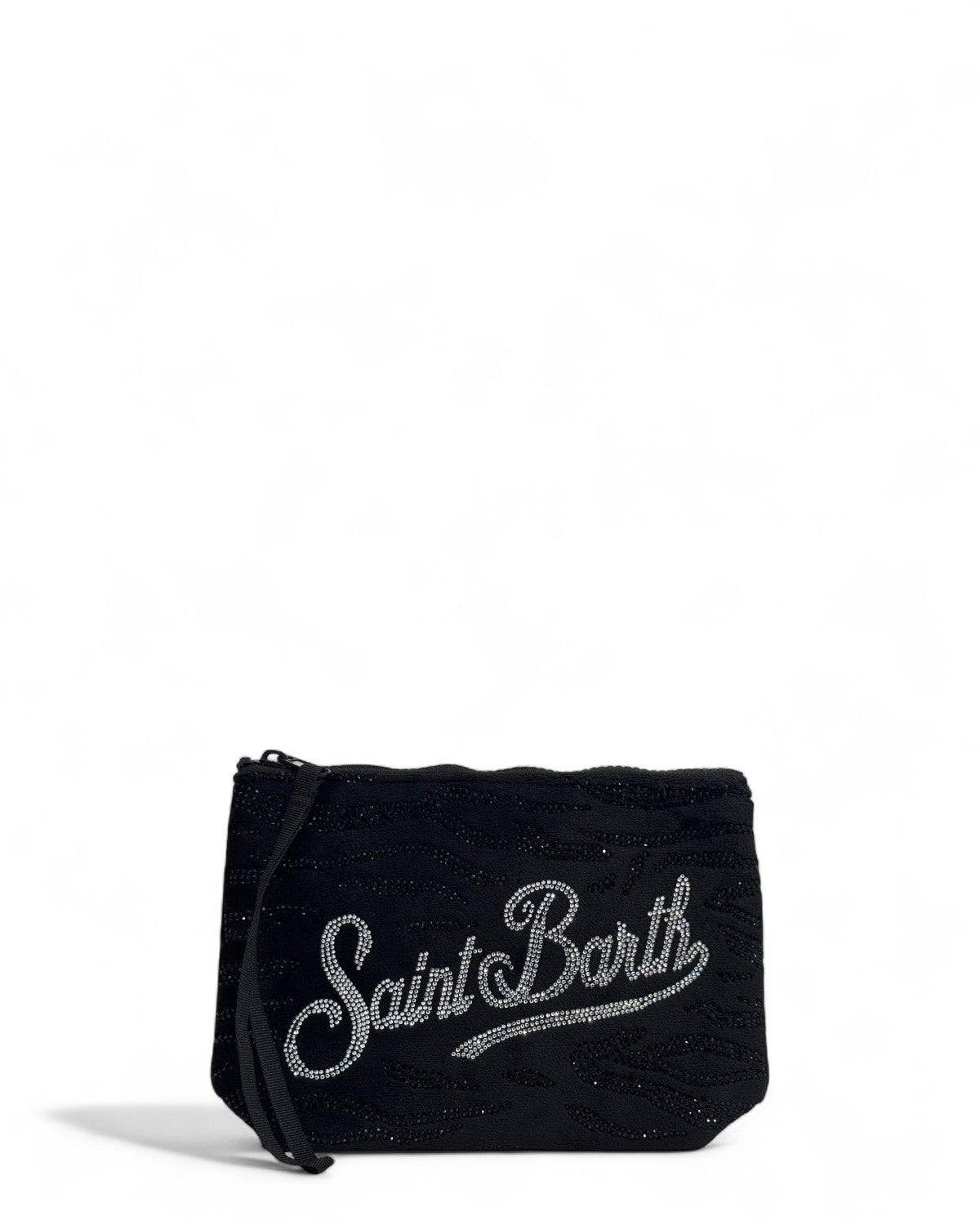 Pochette Aline con Pattern Zebrato Strass-Mc2 Saint Barth-Pochette-Vittorio Citro Boutique