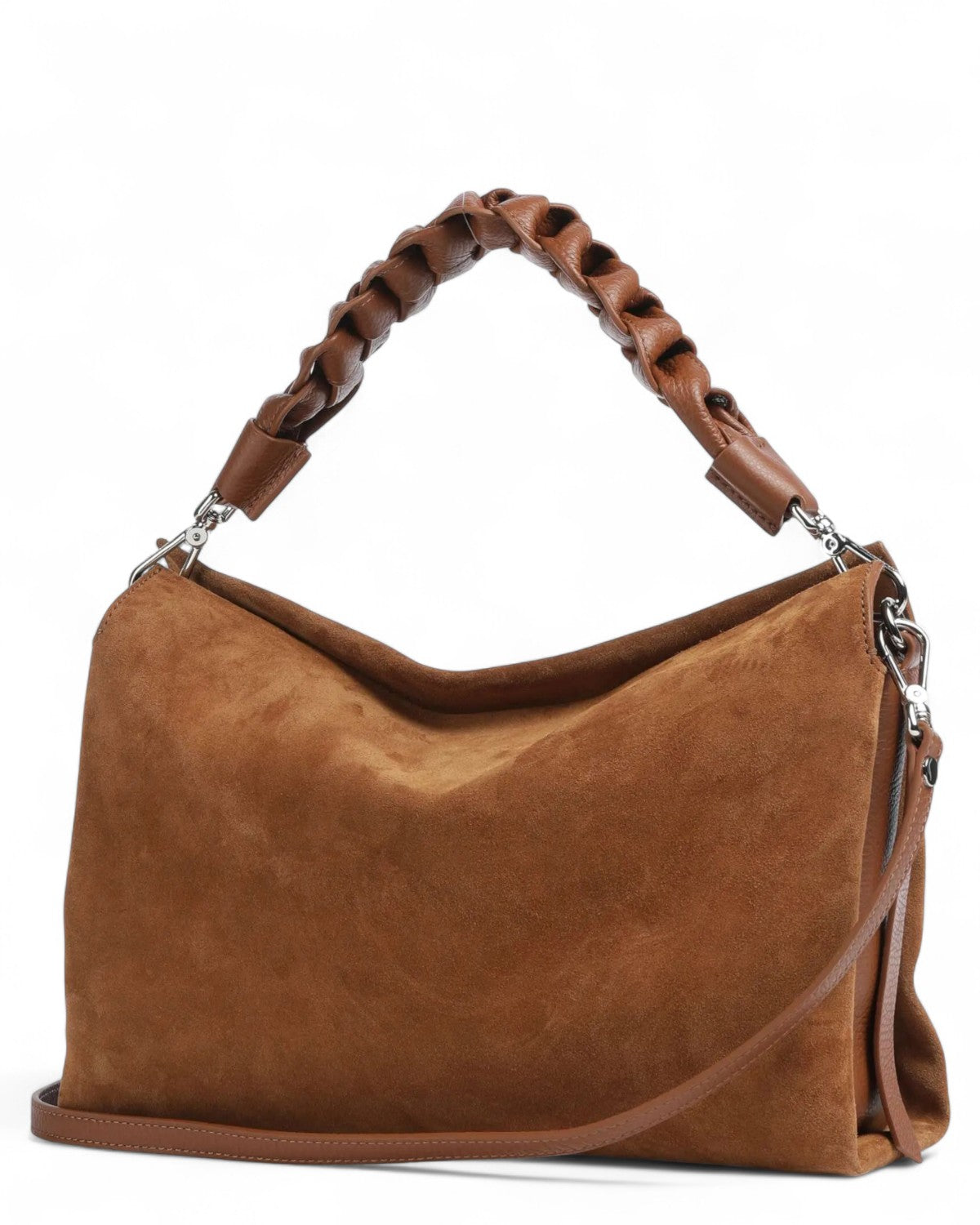 Borsa Boheme Suede Bimaterial Medium-Coccinelle-Borse a spalla-Vittorio Citro Boutique