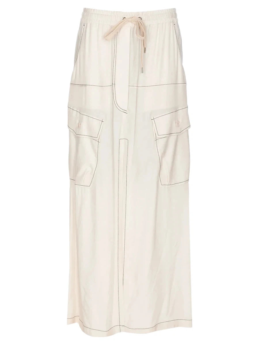 Gonna Gulp in Twill di Viscosa-Gonne-Pinko-Vittorio Citro Boutique