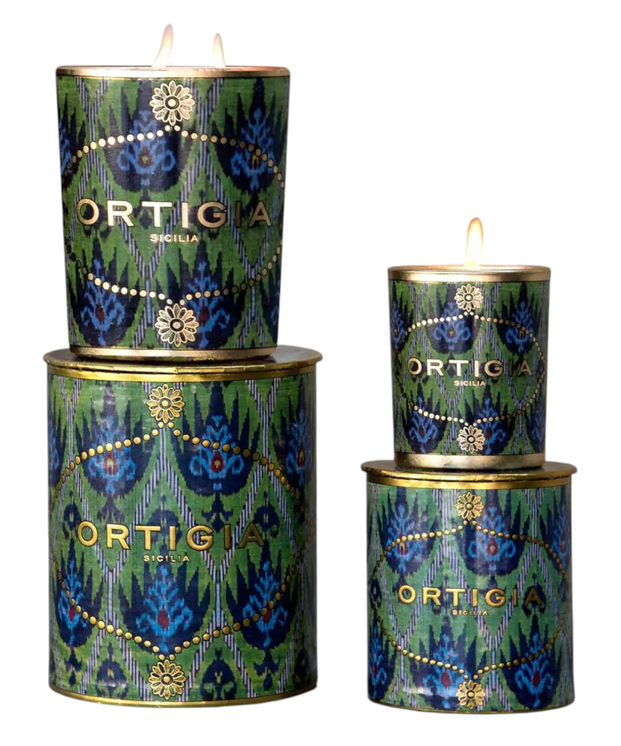 Ortigia Candela Decorata Bergamotto 150g