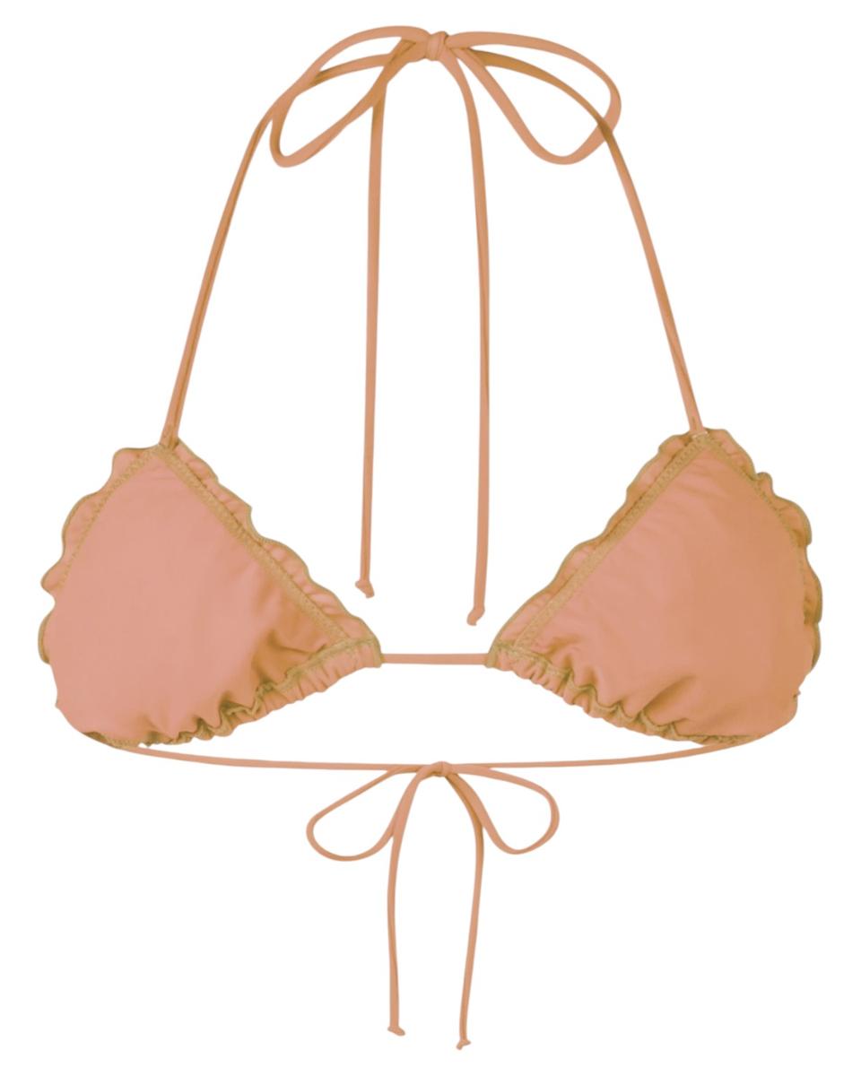 Top Bikini Triangolo Sagittarius Oro con Spalline Regolabili-Mc2 Saint Barth-Costumi da bagno-Vittorio Citro Boutique