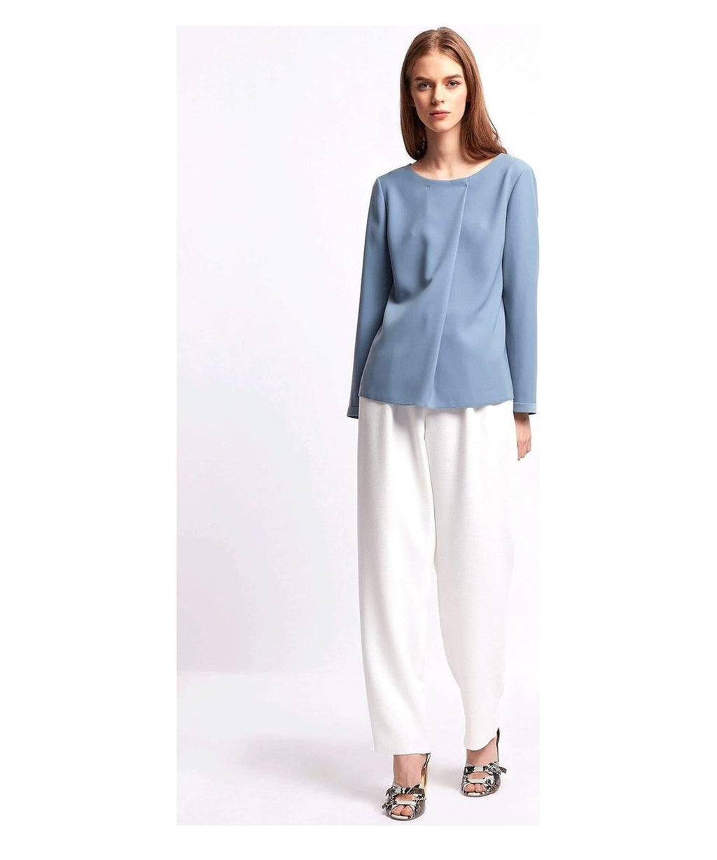 Blusa in Poly con Lembo Diagonale 11
