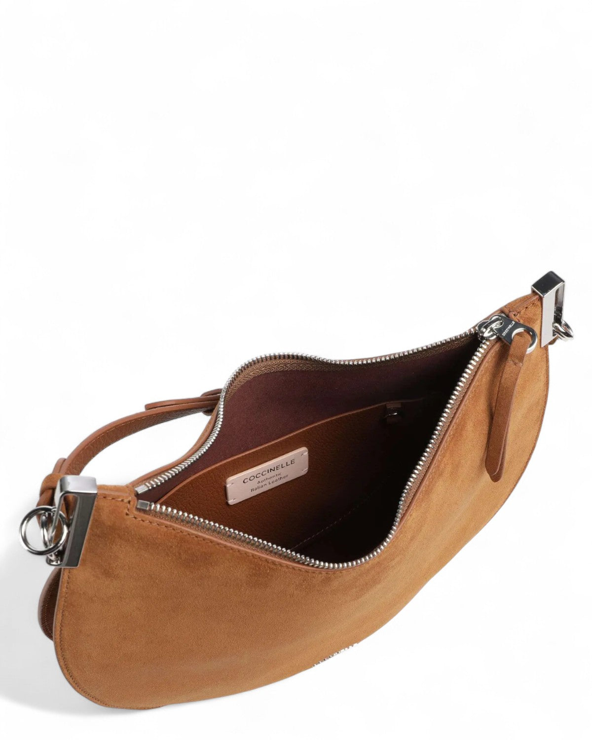 Borsa Sunup Suede Medium Camoscio con Tracolla-Coccinelle-Borse a spalla-Vittorio Citro Boutique