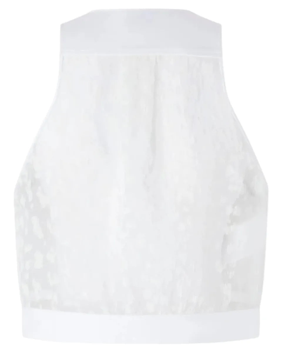 Gilet Brad in Rete e Tessuto Tecnico con Tasche e Ganci-Pinko-Gilet-Vittorio Citro Boutique