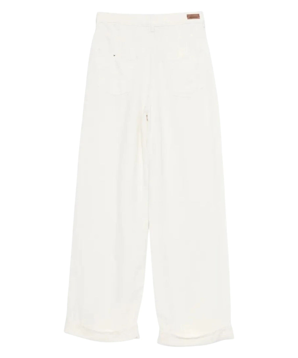 Jeans femme Emporio Armani en lyocell et lin élégants