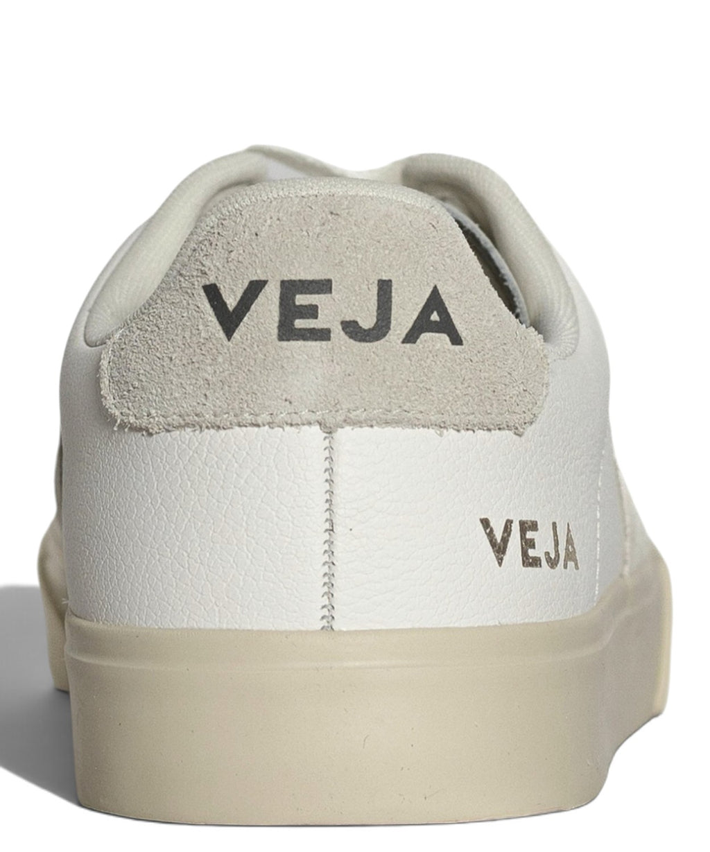 Baskets VEJA Campo en cuir blanc naturel en cuir