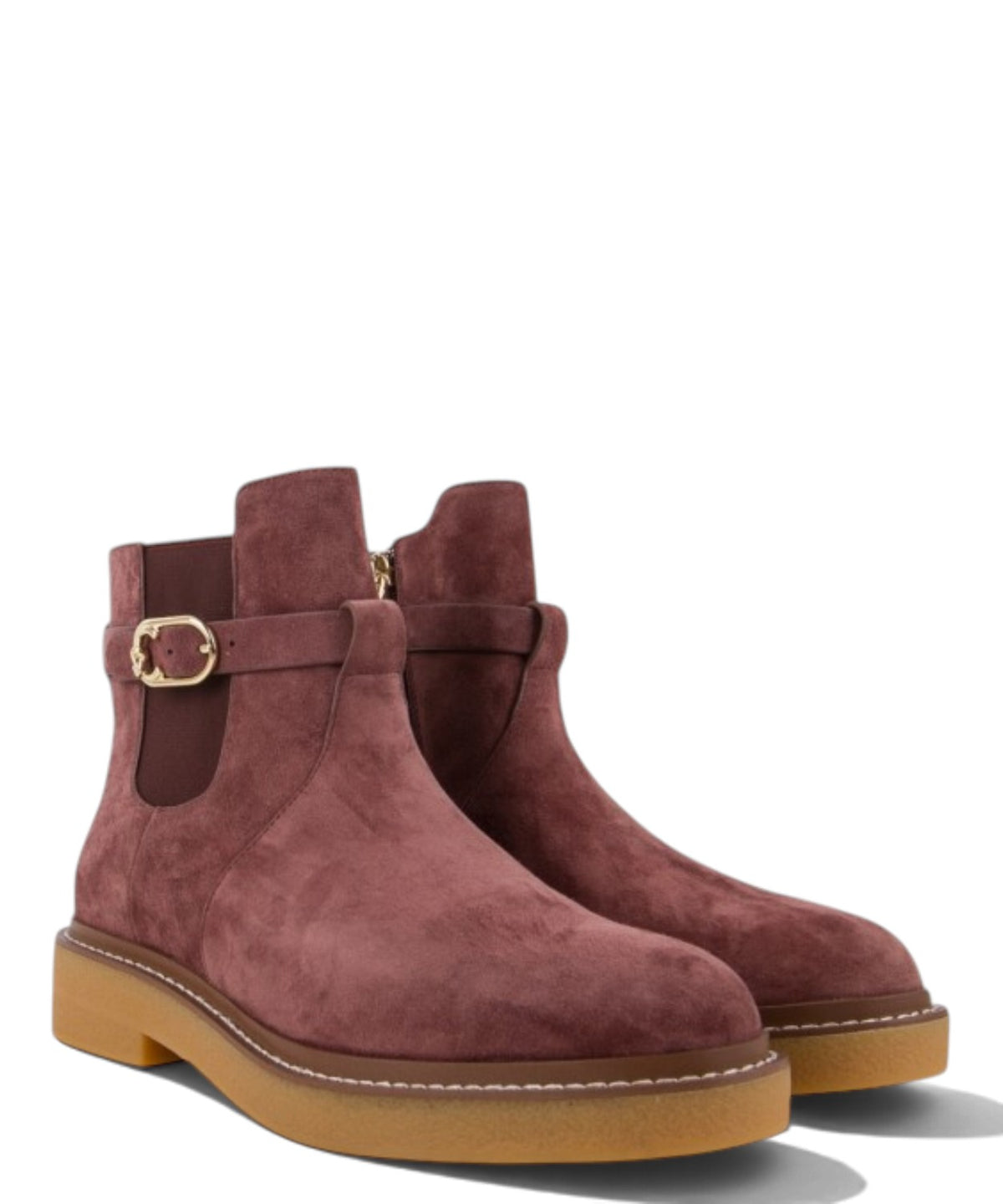Bottines Coccinelle C-Saddle en daim avec boucle