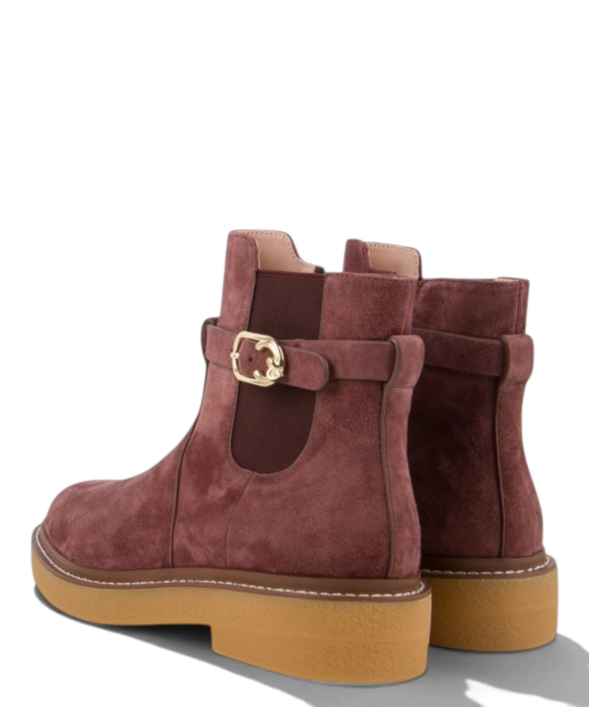 Bottines Coccinelle C-Saddle en daim avec boucle