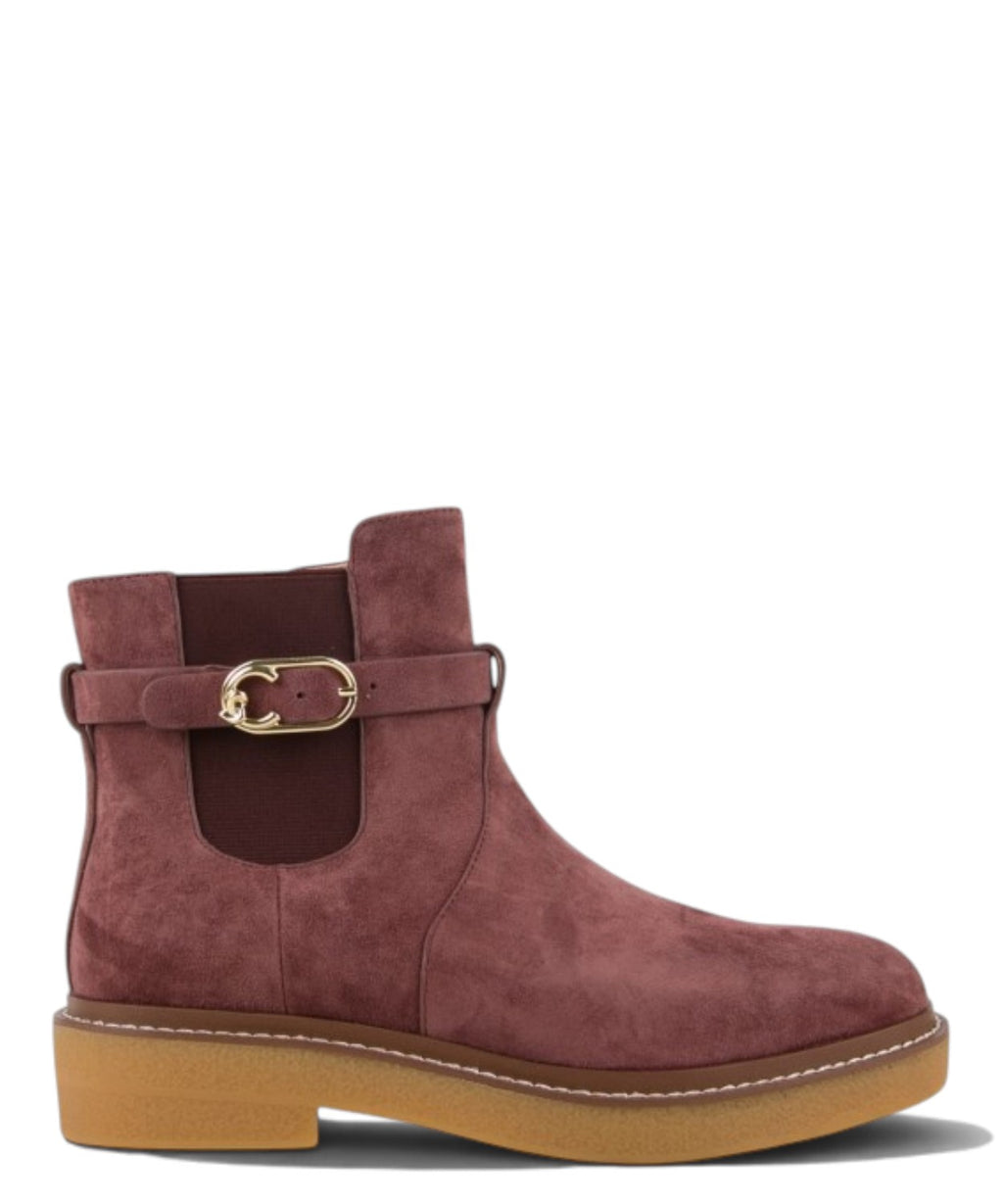 Bottines Coccinelle C-Saddle en daim avec boucle