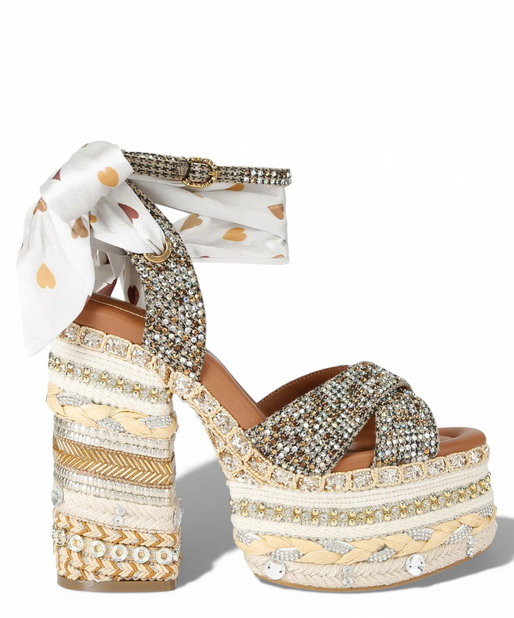 Kurt Geiger Chelsea Écharpe Sandales à Talons