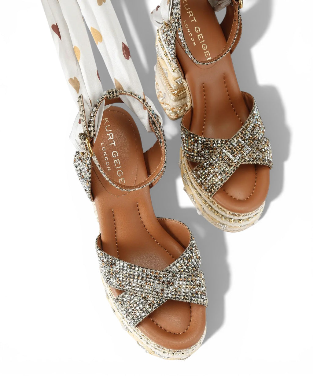 Kurt Geiger Chelsea Écharpe Sandales à Talons