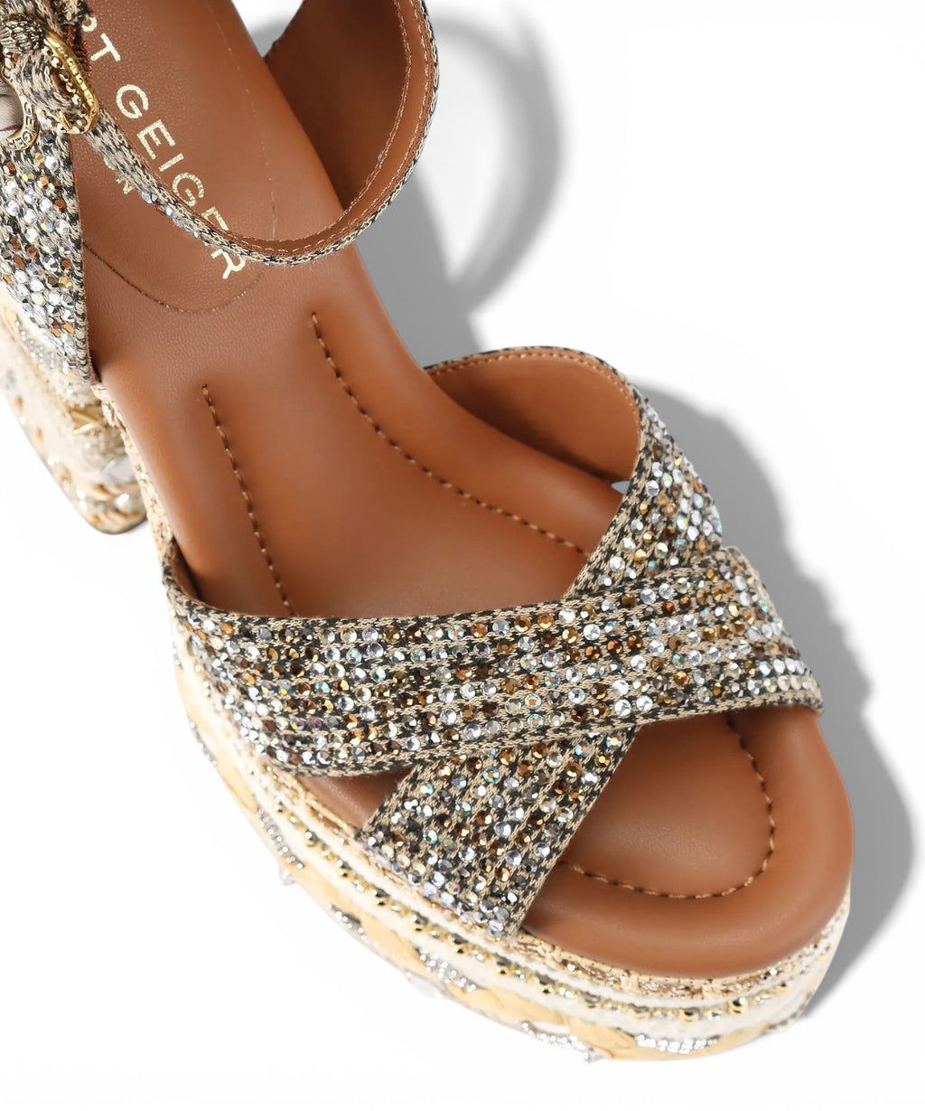 Kurt Geiger Chelsea Écharpe Sandales à Talons