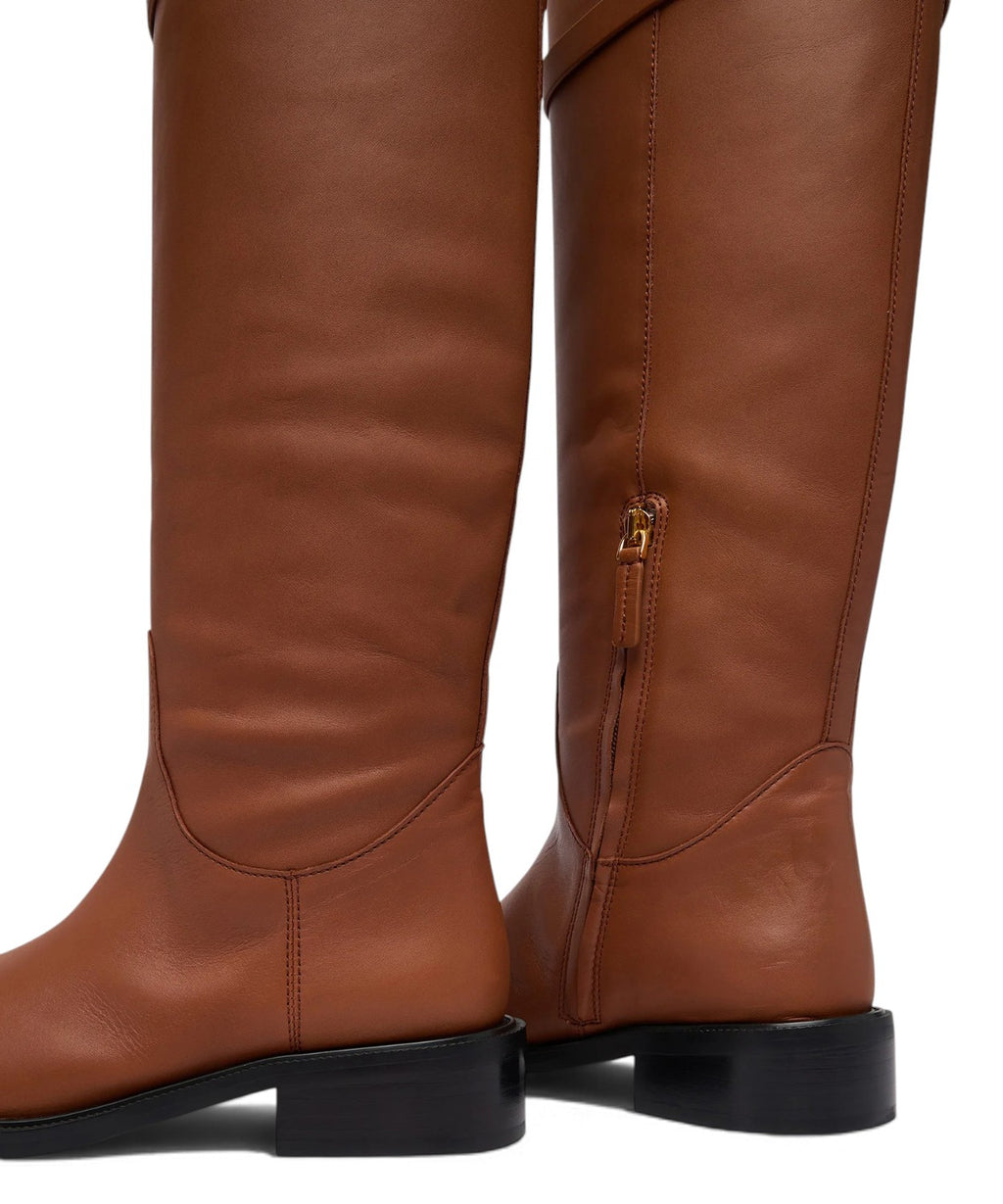 Bottes pour femme Coccinelle en cuir avec fermeture éclair