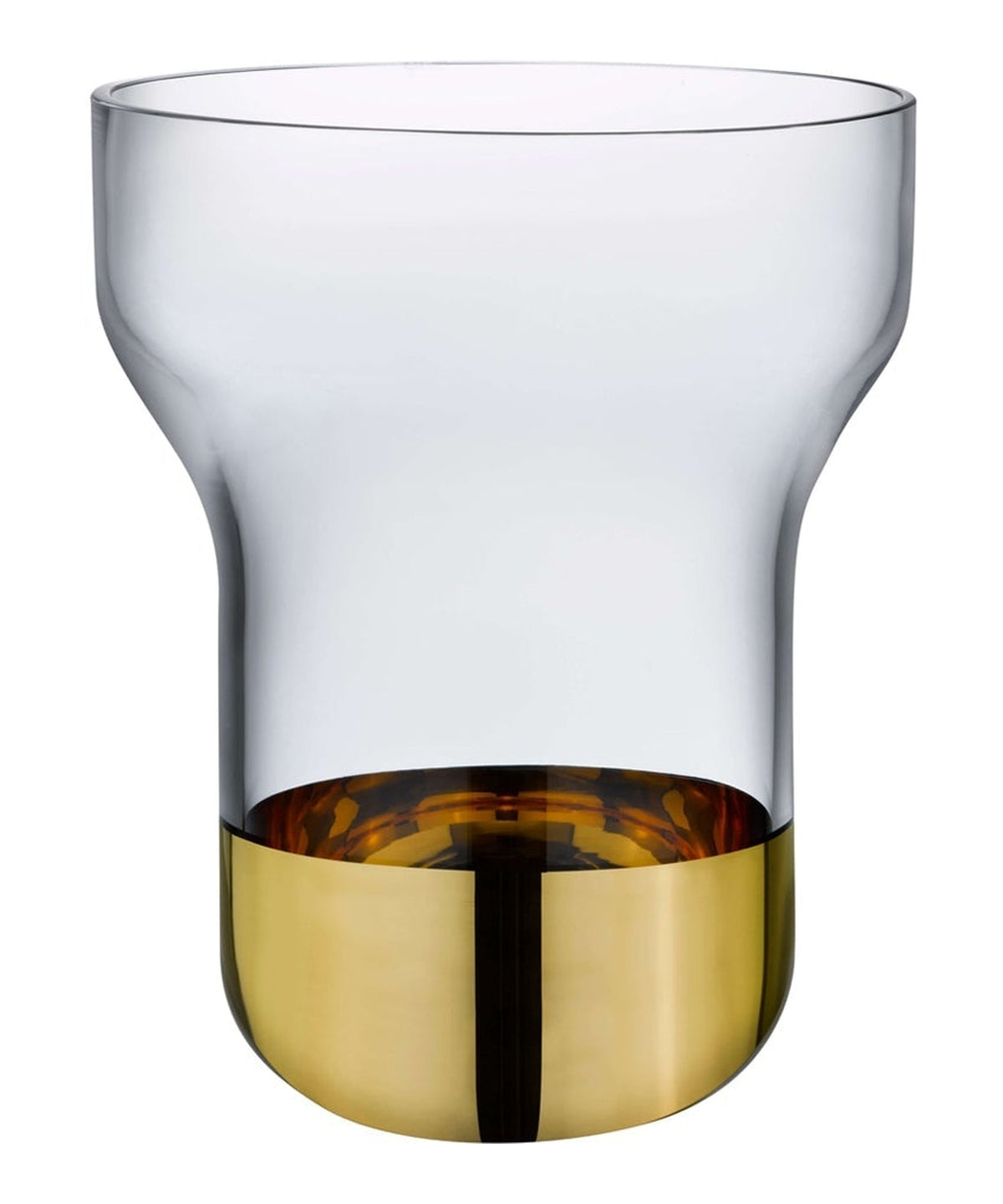 Vaso Contour largo NUDE in cristallo senza piombo