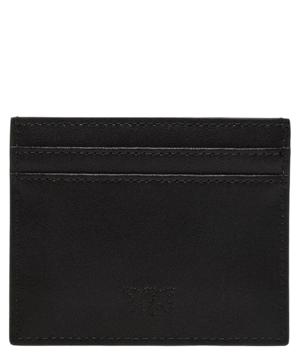 Pinko Love Birds Leather Card Holder-Pinko-Portadocumenti-Vittorio Citro Boutique
