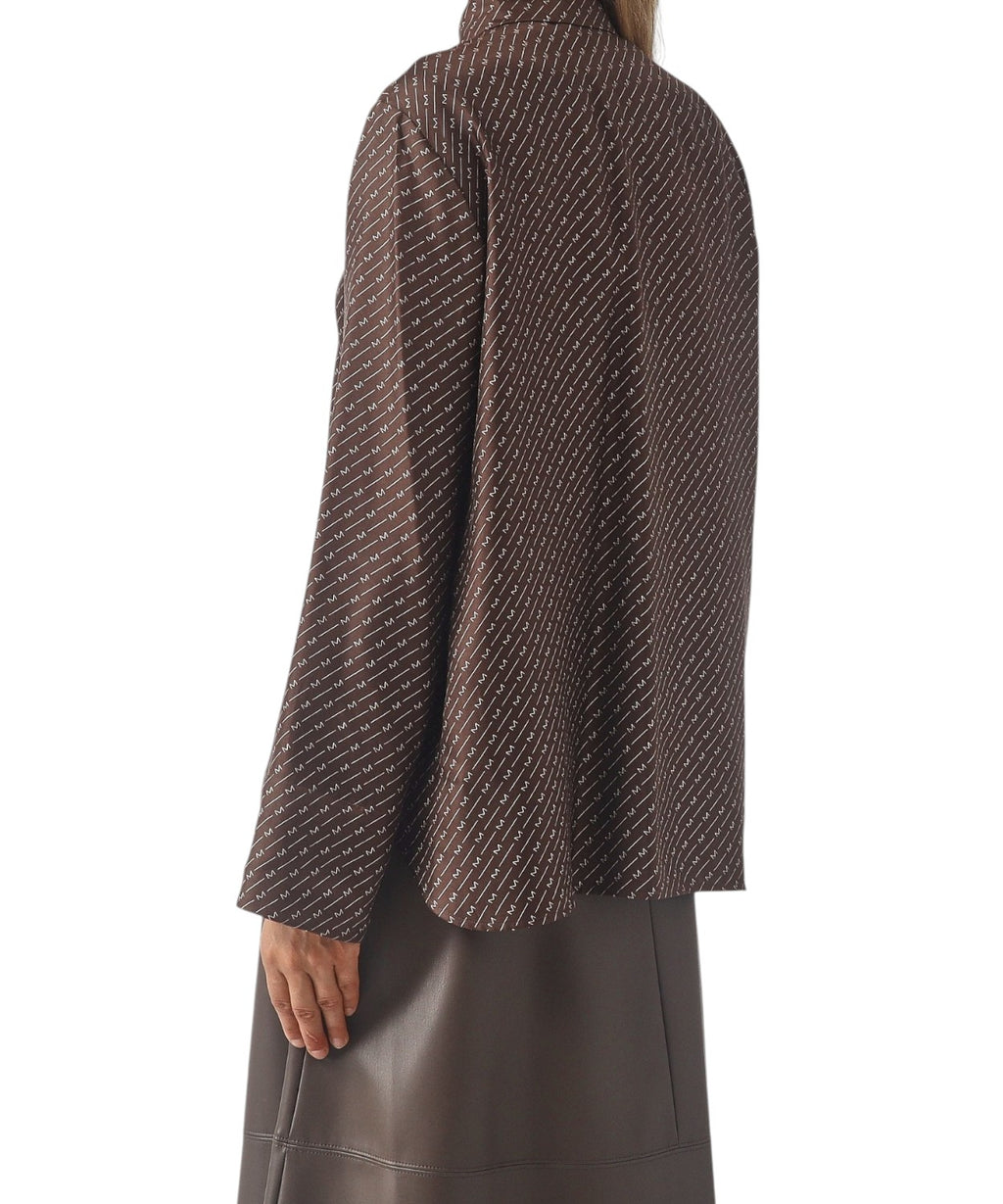 Chemise MM Max Mara Farea en soie à imprimé intégral