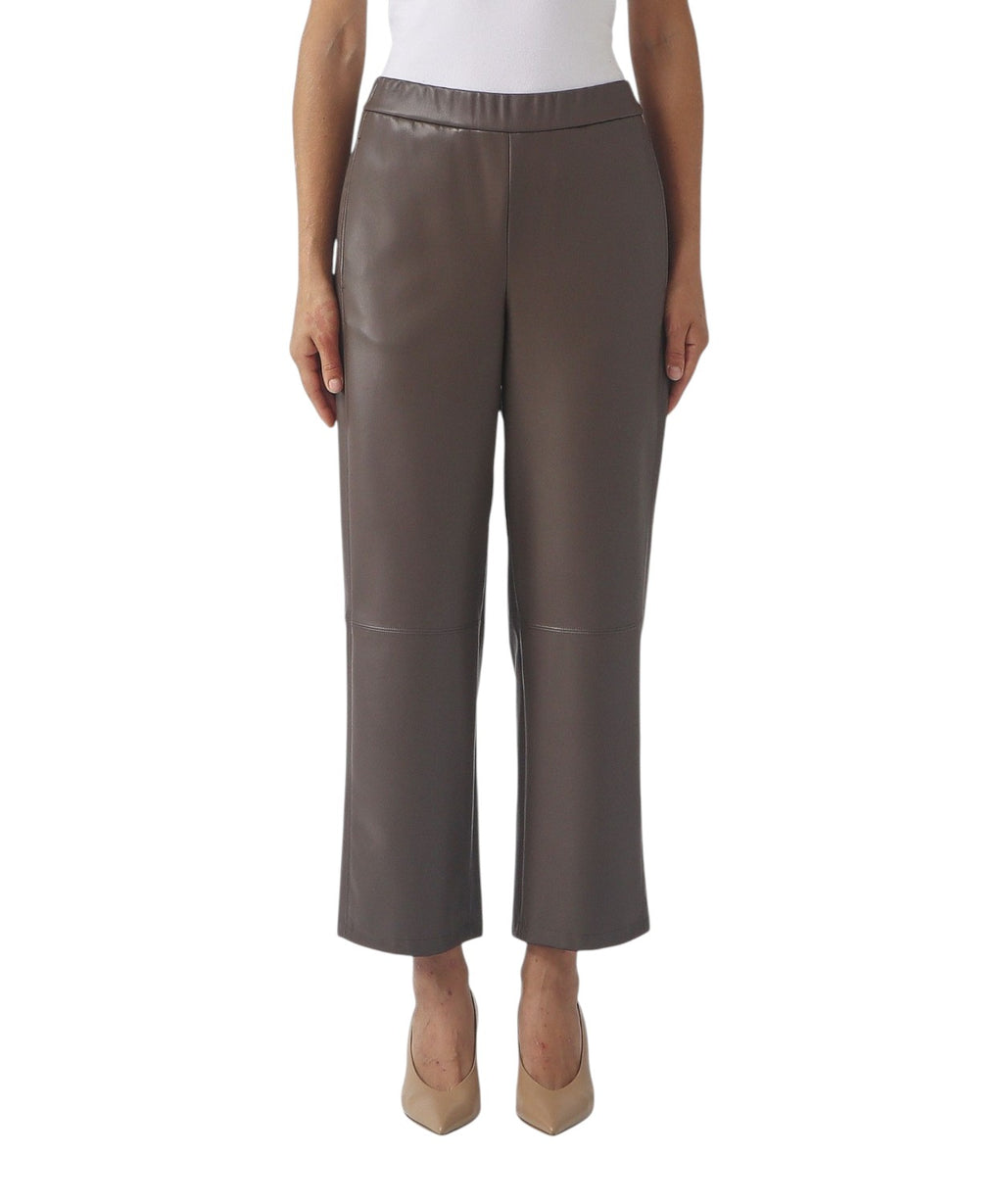 Pantalon LODE en similicuir à jambes larges MM Max Mara