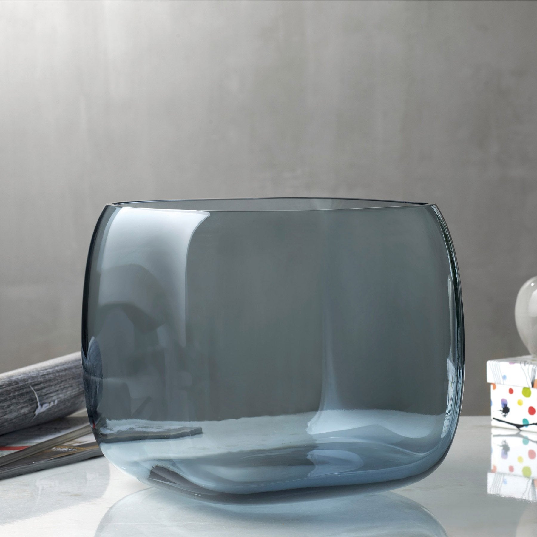 Mono Box Vase Extra Large-NUDE EU-Vasi-Vittorio Citro Boutique