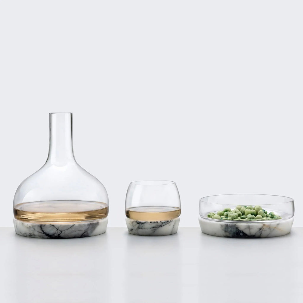 Bicchiere da whisky Chill con base in marmo