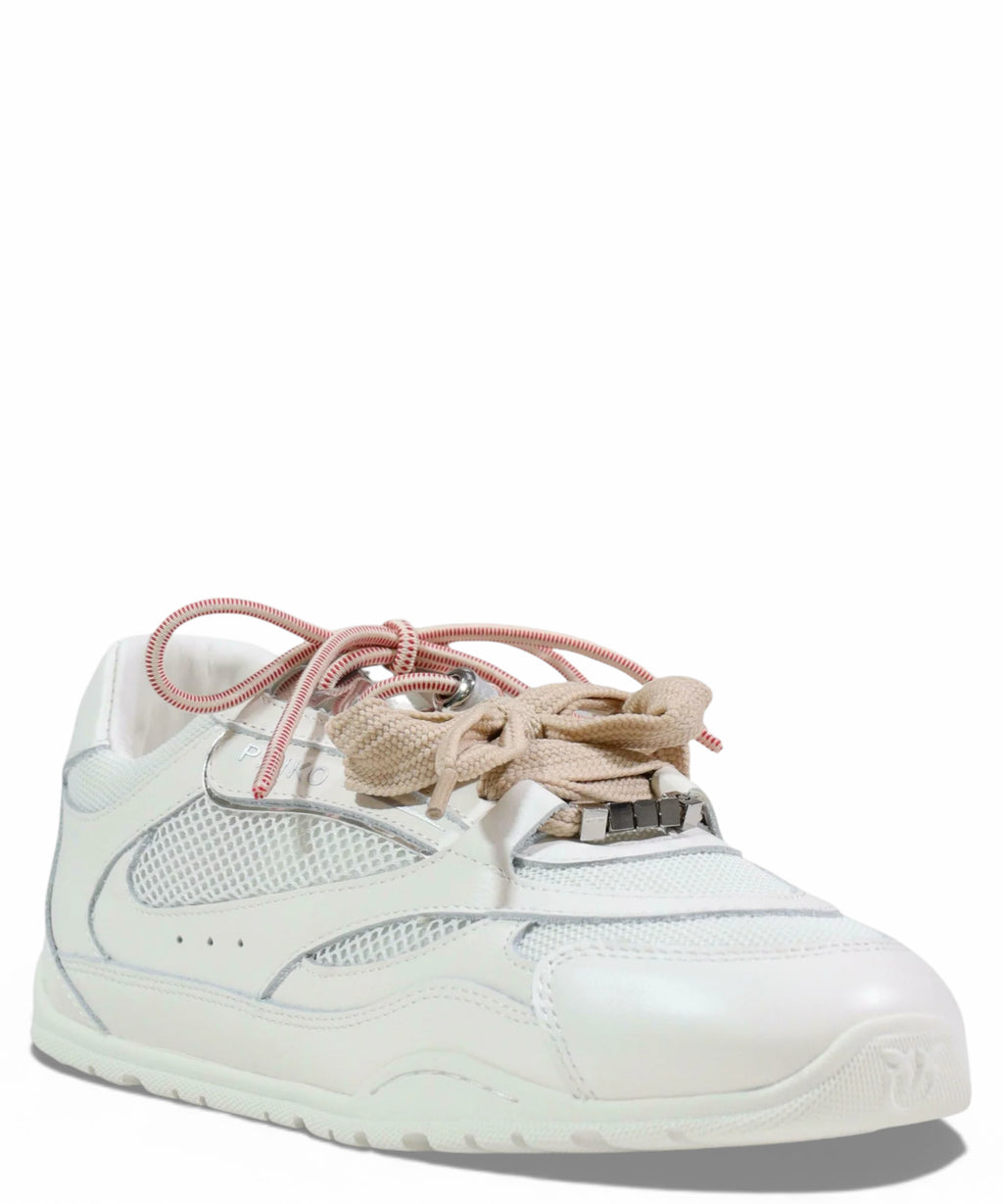 Sneakers Pinko YULIA 01 avec doubles lacets et applications