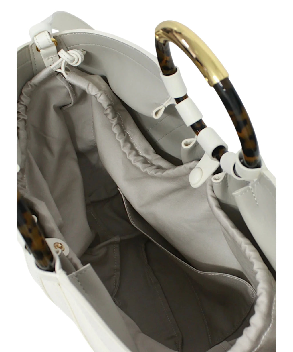 Sac Coccinelle Shell Big à main avec poignée rigide et bandoulière