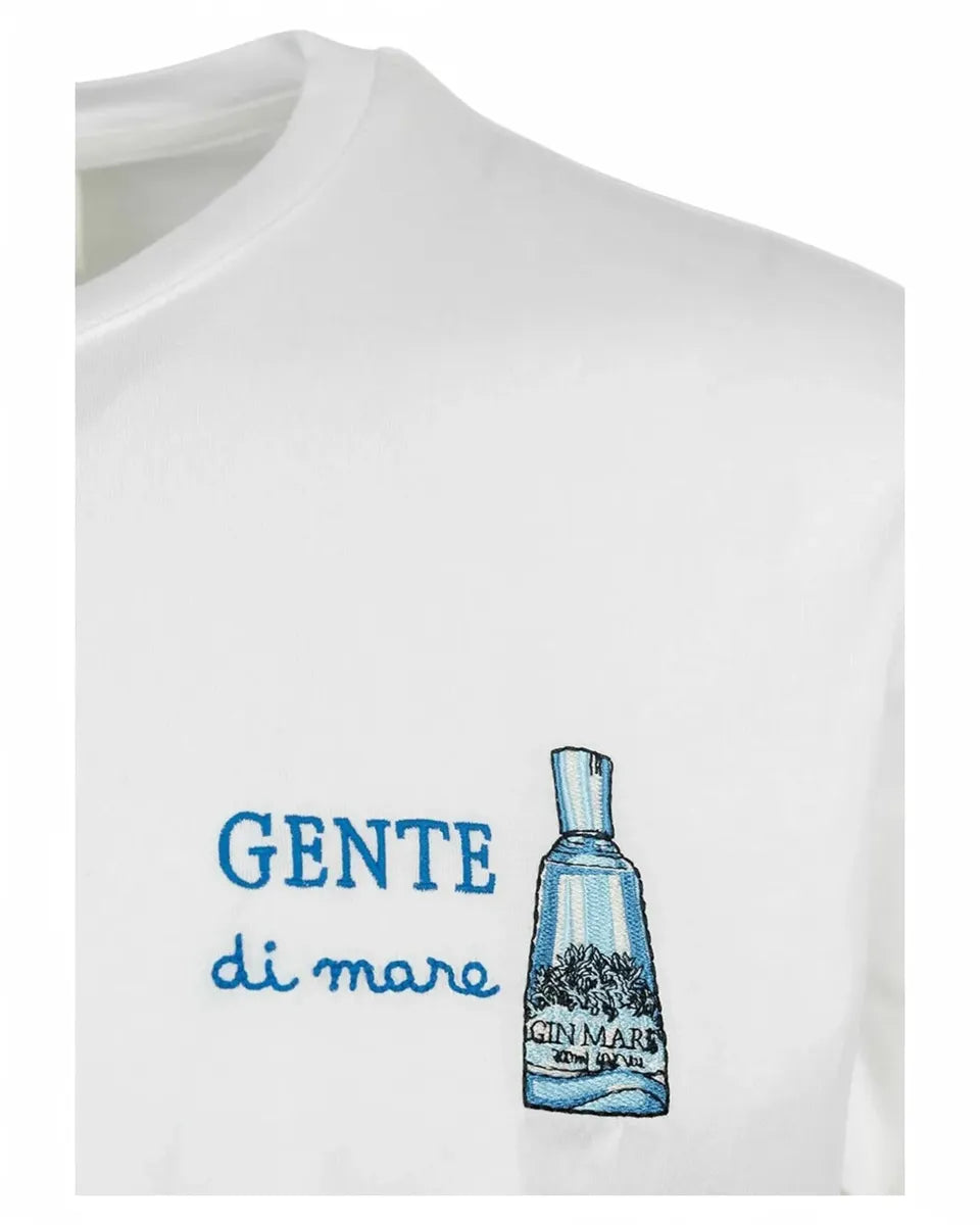 T-Shirt Gente di Mare| GIN-Mc2 Saint Barth-T-shirt-Vittorio Citro Boutique