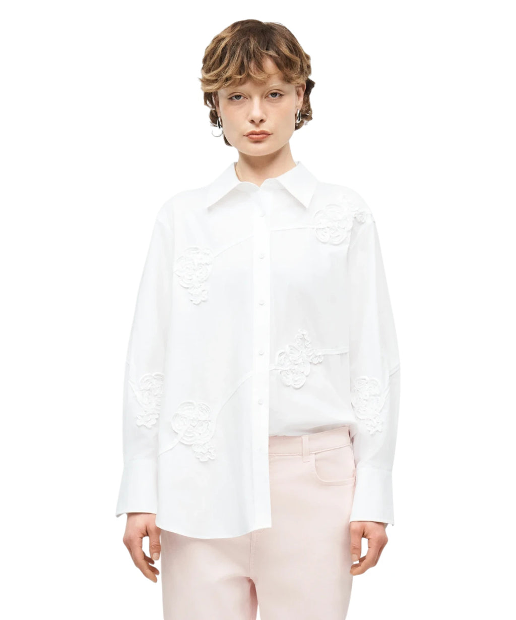 Chemise COMUNE Marella avec broderies en relief