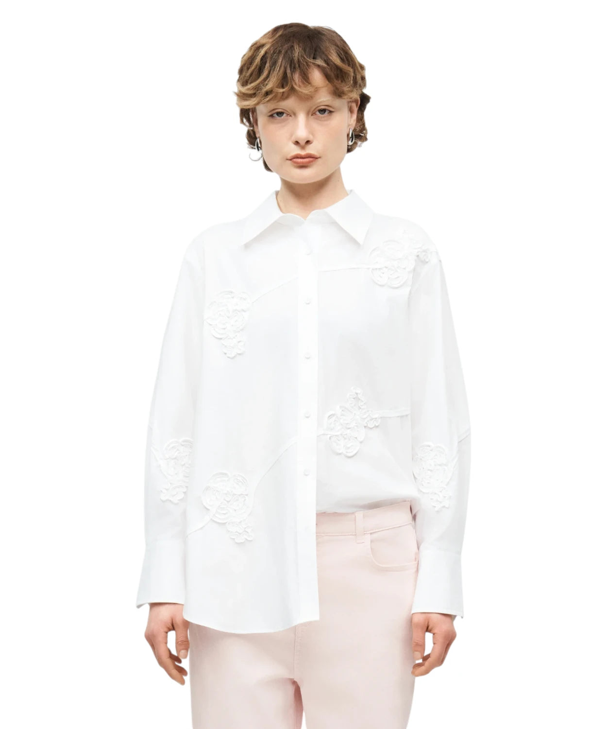 Camicia COMUNE Marella con Ricami in Rilievo