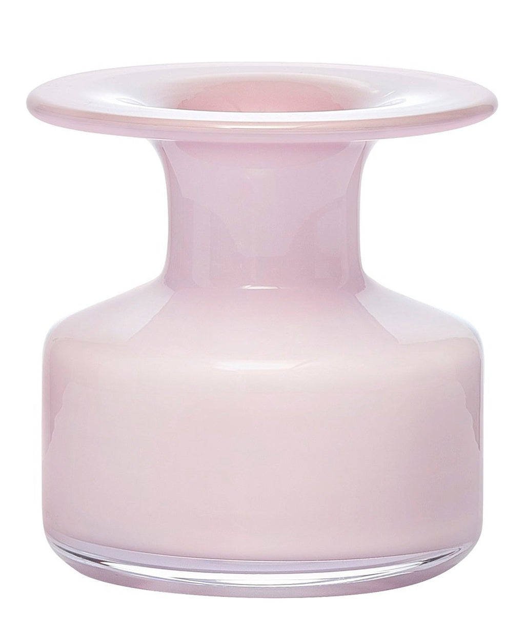 Vaso Elixir rosa opalino NUDE in cristallo senza piombo