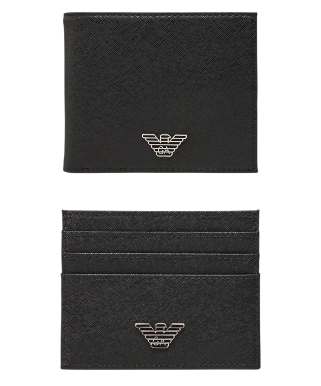 Ensemble Portefeuille et Porte-cartes Homme Emporio Armani