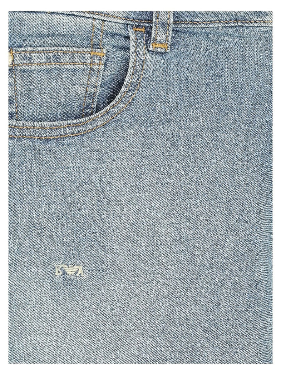Jeans Skinny 5 Tasche Logo ricamato-Emporio Armani-Jeans-Vittorio Citro Boutique