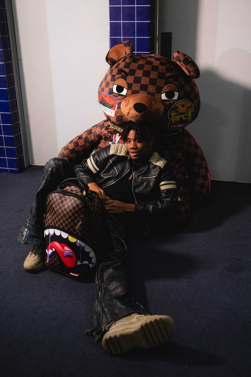 ZAINO SPRAYGROUND LARGEST BEAR IN THE WORLD BACKPACK-Sprayground-Zaini-Vittorio Citro Boutique