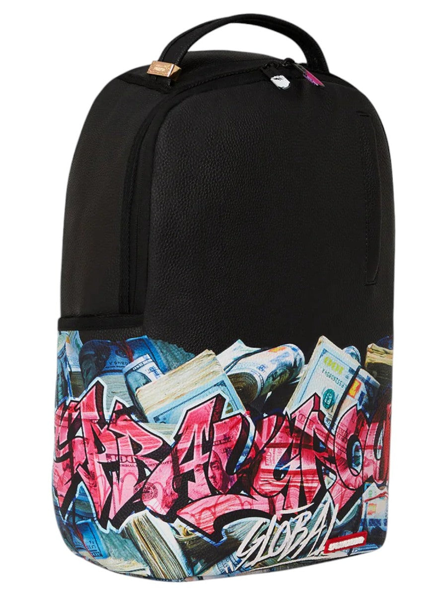Zaino Sprayground Graffiti Money Stash Nero-Sprayground-Zaini-Vittorio Citro Boutique