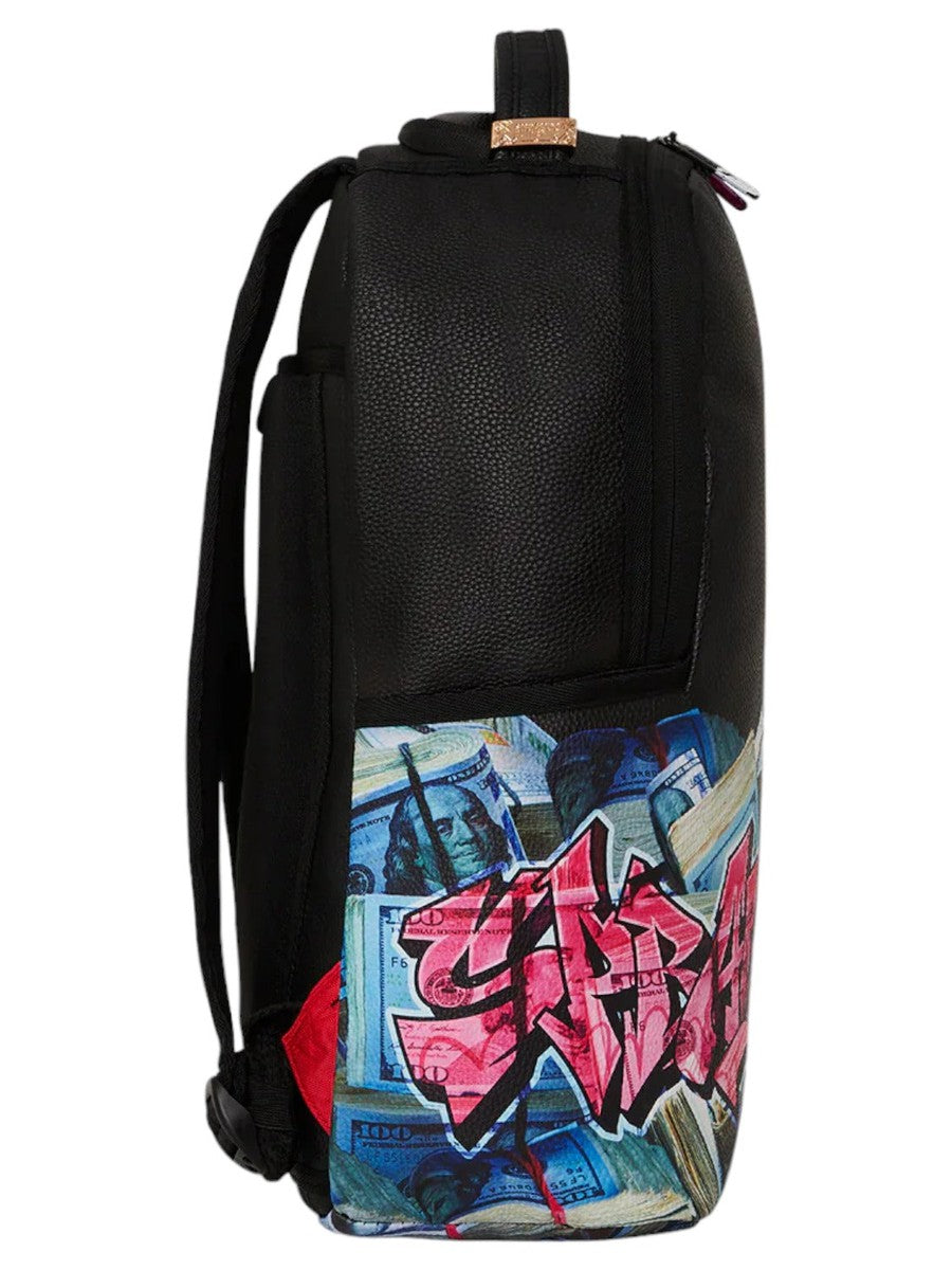 Zaino Sprayground Graffiti Money Stash Nero-Sprayground-Zaini-Vittorio Citro Boutique