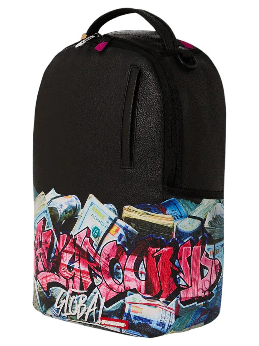 Zaino Sprayground Graffiti Money Stash Nero-Sprayground-Zaini-Vittorio Citro Boutique