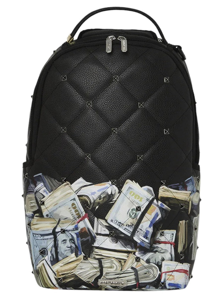 ZAINO TRAPUNTATO CON BORCHIE MONEY STASH-Sprayground-Zaini-Vittorio Citro Boutique