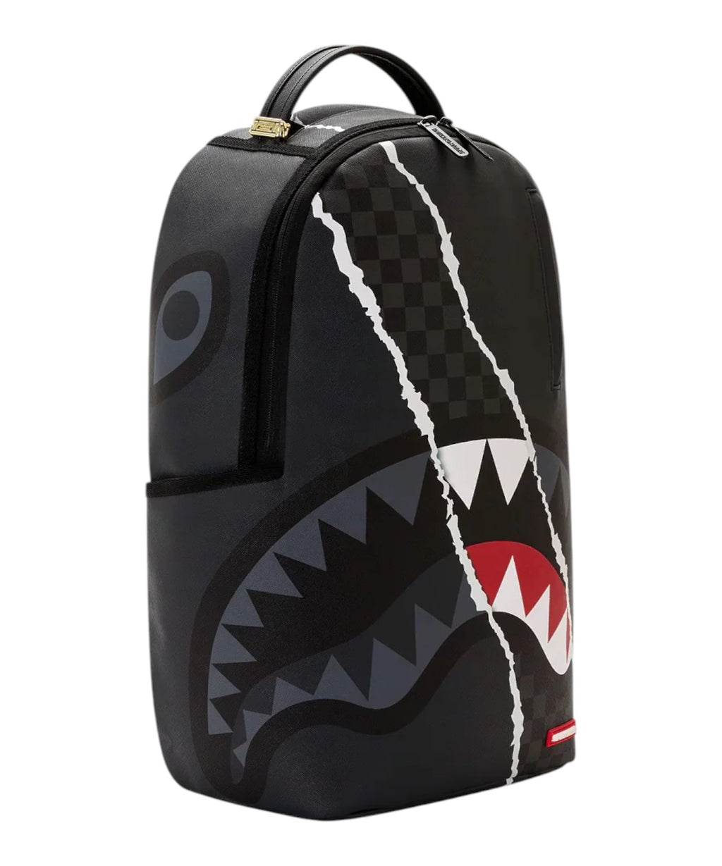 Zaino Sprayground Center Rip Grigio Check Urban