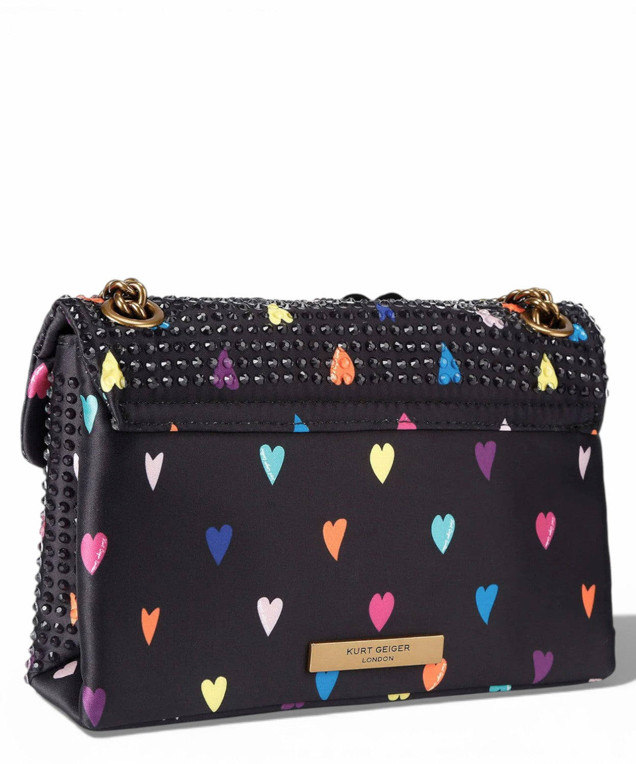 Borsa Mini Kensington Kurt Geiger con applicazioni in pietre