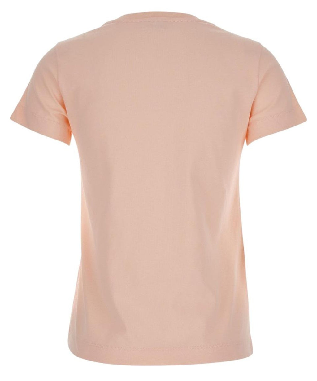 T-shirt in Cotone Old Wash con Logo Love Birds Ricamato-Pinko-T-shirt-Vittorio Citro Boutique