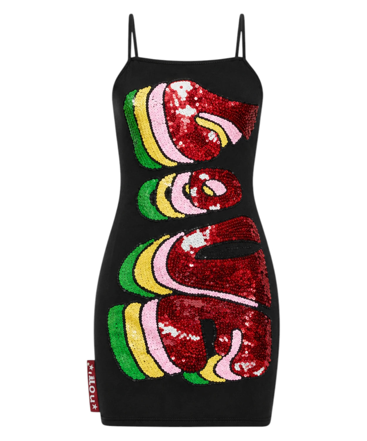 Love robe de soirée à paillettes