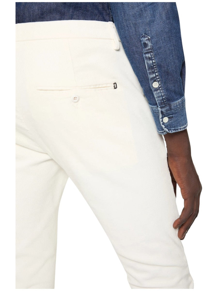 Pantaloni Gaubert slim in velluto-Dondup-Pantaloni-Vittorio Citro Boutique